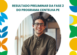 Programa Centelha PE divulga resultado preliminar da fase 2